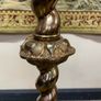 Vintage Ornate Brass Floor Lamp Image 4