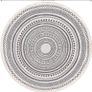 Round Rug Bohemian 4FT/120cm Circle Area Rug Cotton Rug Washable Round Rug Geometric Pattern Printed Hand Woven Carpet with Tassels Floor Mat for Kitchen Living Room Laundry Playroom Image 3