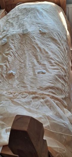 satin double bed quilt