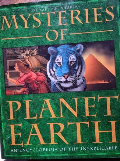 Cryptozoology and mystery animals book: Mysteries of the Planet Earth - Dr Karl Shuker