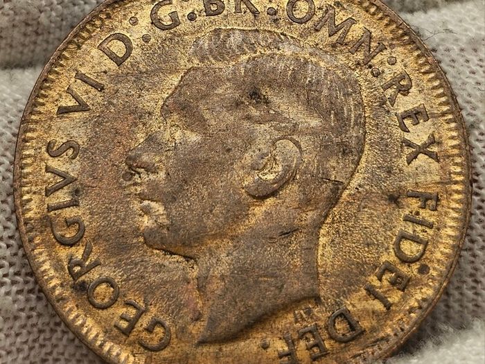 Australia 1951 Halfpenny 1/2d Coin