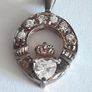 ladies silver chain and pendant Image 7