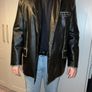 Heavy Distressed Faux Leather Jacket Image 5