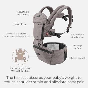 MiaMily Hipster Plus Hip Seat Baby Carrier