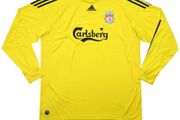 Adidas Vintage Liverpool FC Goalkeeper Yellow Season 2009/10 Long Sleeve 36"