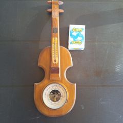 Vintage Barometer in shape of violin