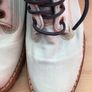 Timberland Ladies light blue denim and leather boots Us 8 Uk 6 Image 5