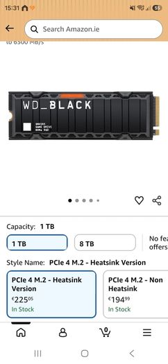 Ssd 1tb Ps5 Wd Black Sn850x