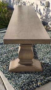 Dining Bench 200cm Vintage Ash Monastery