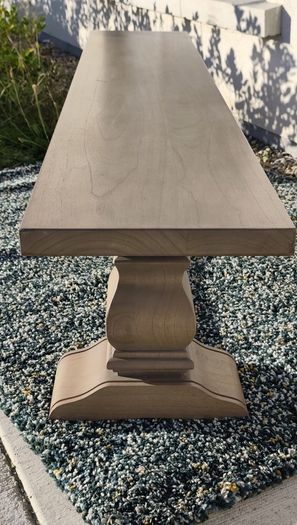 Dining Bench 200cm Vintage Ash Monastery