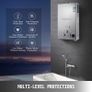 Instant Tankless Water Heater 16L Stainless Steel Natural Gas Instant Electric Tankless Heaters Shower Kit Image 3
