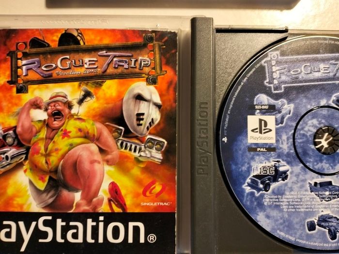 Rogue Trip vacation 2012 + Motor Toon 2 Grand Prix PS1 PlayStation