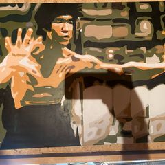 Painting Bruce Lee