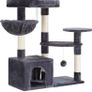 Cat Tree with Sisal Scratching Posts, Multi-Level Cat Tower, Cat climbing frame with large platform, basket MULTIPLE COLOURS (FREE POSTAGE) Image 2