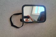 Baby Car Mirror for Back Seat - Shatterproof Car Rear View Mirror w/360 Rotation, Adjustable Straps &amp; Strong Mount