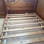 Solid pine double bed frame Image 7