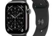 Apple Watch Series 11 GPS 46mm Titanium Slate with Sport Band