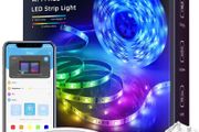 Alexa LED Strip Lights 5 Metre, Govee Smart WiFi Wireless APP Controlled, Music Sync Lighting Strip for Home Kitchen TV Party, Works with Amazon Alexa, Google Assistant (Don't Support 5G WiFi) [Energy Class A++]