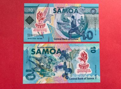 Samoa  10  Tala  2019. Pick  45 Commemorative Issue ( PACIFIC  GAMES  XVI ) ( Uncirculated )