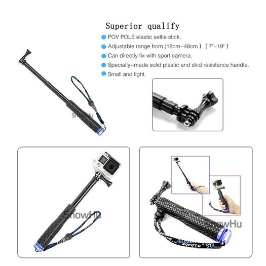 Gopro Adjustable Aluminum Selfie Stick