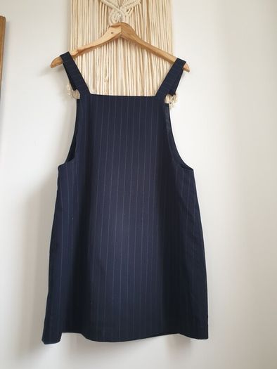 Mango Pinafore Dress Size Large
