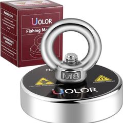 NEW SALE | Fishing Magnet, 160 Kg (353 LB) Pull Force N35 Super Strong Powerful Round Neodymium Magnet for Magnet Fishing and Retrieving in River