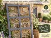 Antique Style Cast Iron Barn Window Frame
