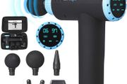 Percussion Massage Gun for Athletes - Handheld Deep Tissue Back Massager for Sore Muscle Pain Relief &amp; Recovery - Portable Electric Body Massager Sports Drill - Rechargeable 6 Speeds Vibration Gift