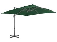 main image for ad Cantilever Umbrella with Aluminium Pole 400x300 cm Green