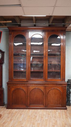 Victorian Mahogany Library Bookcase
