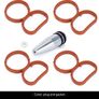 NEW Car Swirl Flap Blank Bung Flaps Removal Plug With 4 Gaskets For BMW N47 2.0D Engine Repair Replacement Accessories Kit Image 3