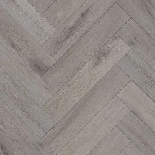 Herringbone LVT Flooring - Durham Oak 60x12.5cm