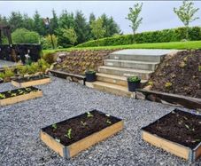 Pallet Collars planters raised beds
