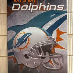 Miami Dolphins Tin Metal Sign