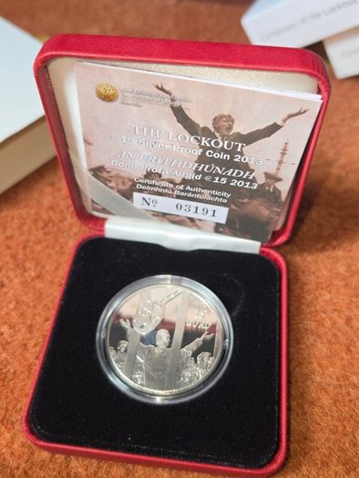80X Central Bank 1913 Lockout Silver 1oz coins - Jim Larkin - Bargain of a lifetime
