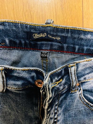 Toxic3 ripped blue denim jeans xs/6
