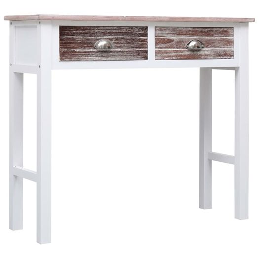 Console Table Brown 90x30x77 cm Wood