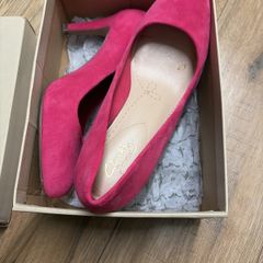 pink suede