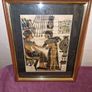 Hand painted Egyptian papyrus painting Image 3