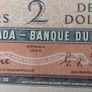 CANADA 1954 Two Dollar banknote in uncirculated condition Image 4