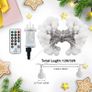 120LED Fairy Lights Plug in, 12M/39ft Globe String Lights, 8 Mode Christmas Lights Outdoor with Remote Control/Timer for Bedroom, Party, Decorations(Multi-Coloured) Image 6