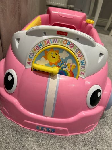 Fisher-Price Laugh & Learn Smart Stages Crawl Around Car - Pink