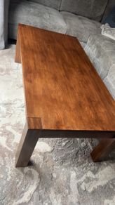 Heavy Solid Oak Coffee Table