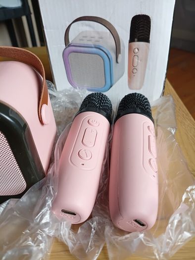 Child's Karaoke Machine &LED Light
