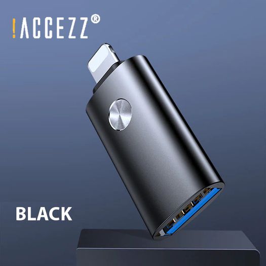 !ACCEZZ Apple OTG Lightning (Male) to USB Type-A (Female) Adapter/Convertor (Brand New/Warranty)