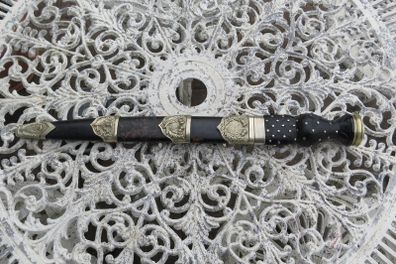 Traditional Scottish Dirk with Thistle Scabbard Fittings