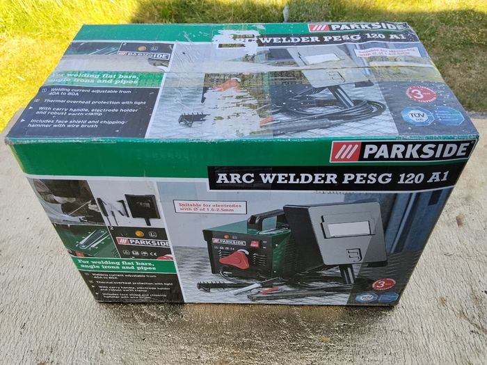 Parkside arc welder type PESG 120A1, 240v