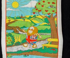Tea towel, vintage advertising, vintage  marketing, memorabilia