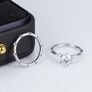 IGI Certified 1.54ctw Lab-Grown Diamond Wedding Band: 14K White Gold Image 7