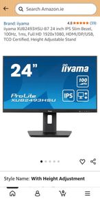 iiyama 24" IPS Monitor